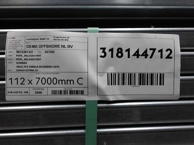 Partij diverse metalen profielen - afbeelding 6 van  6