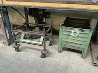 Partij diverse metalen transportwagens - afbeelding 3 van  7