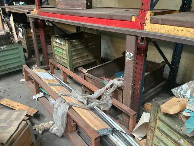 Partij diverse metalen transportwagens - afbeelding 6 van  7