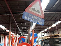 Partij diverse metalen verkeerdsborden - afbeelding 4 van  5