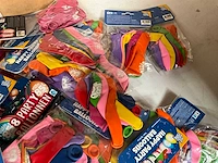 Partij diverse multipacks ballonnen, blanco en opdruk - afbeelding 6 van  10
