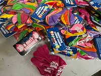 Partij diverse multipacks ballonnen, blanco en opdruk - afbeelding 8 van  10
