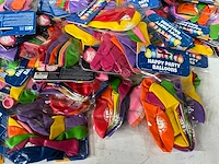Partij diverse multipacks ballonnen, blanco en opdruk - afbeelding 7 van  10