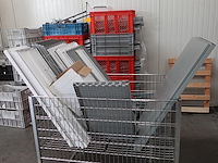 Partij diverse onderdelen voor metalen rek - afbeelding 4 van  11