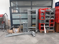 Partij diverse onderdelen voor metalen rek - afbeelding 9 van  11