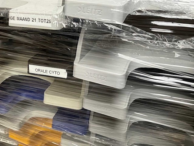 Partij diverse opbergbakken en dossierbakken - afbeelding 4 van  10