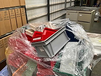 Partij diverse opbergbakken en dossierbakken - afbeelding 7 van  10