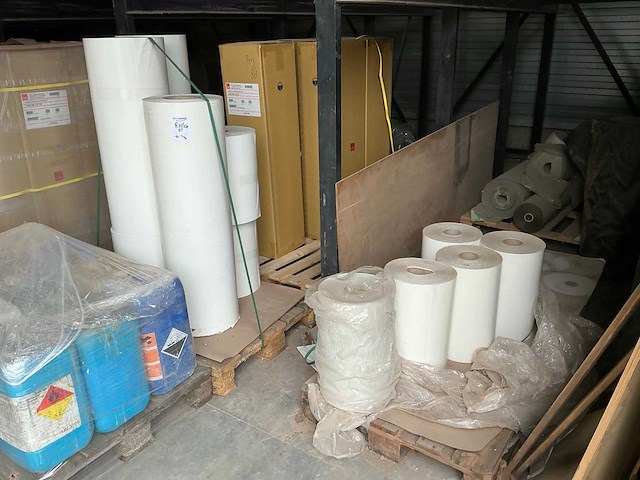 Partij diverse papierrollen - afbeelding 1 van  6