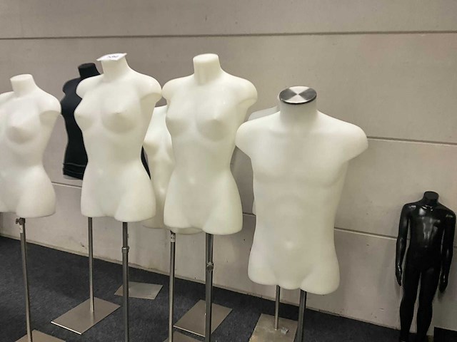 Partij diverse paspoppen/bustes (9x) - afbeelding 2 van  7