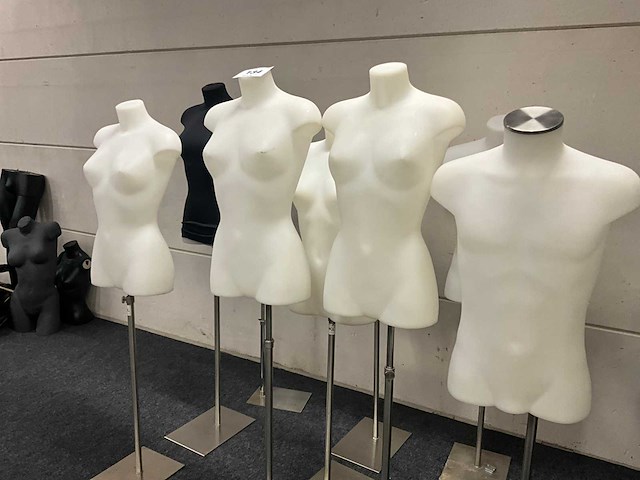 Partij diverse paspoppen/bustes (9x) - afbeelding 3 van  7