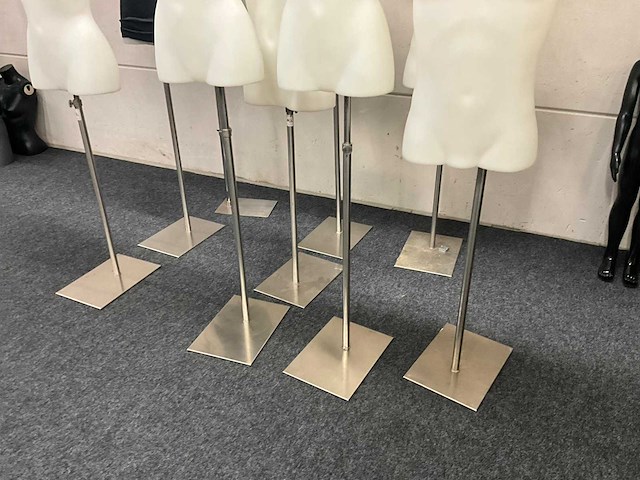 Partij diverse paspoppen/bustes (9x) - afbeelding 4 van  7