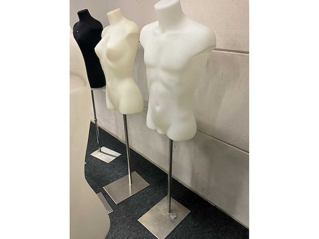 Partij diverse paspoppen/bustes (9x) - afbeelding 5 van  7