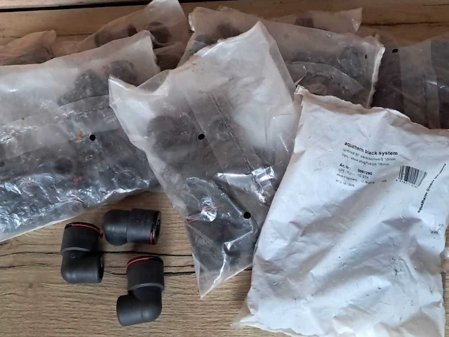 Partij diverse pe100 stomplas en elektrolas stukken (250x) - afbeelding 8 van  9