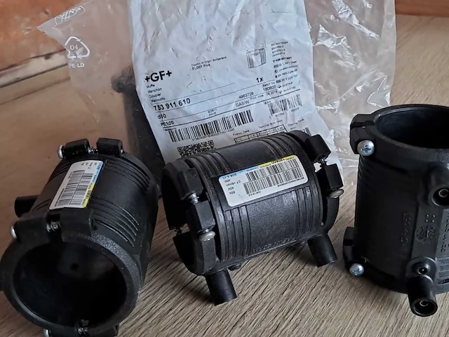 Partij diverse pe100 stomplas en elektrolas stukken (250x) - afbeelding 9 van  9