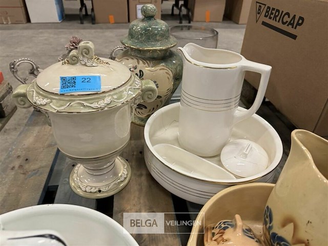 Partij diverse potten en vazen - afbeelding 4 van  7