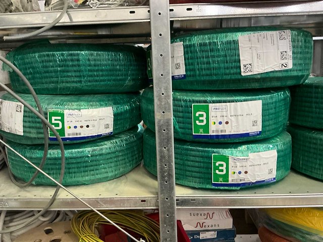 Partij diverse preflex en installatiekabels - afbeelding 24 van  25