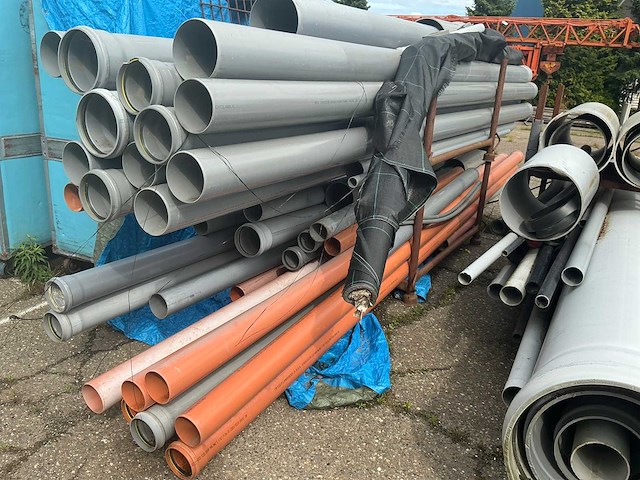 Partij diverse pvc buizen - afbeelding 2 van  3
