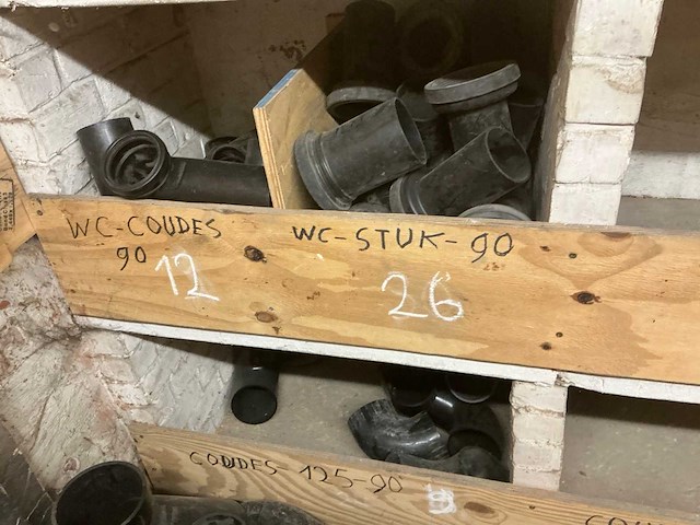 Partij diverse pvc koppelstukken - afbeelding 12 van  20