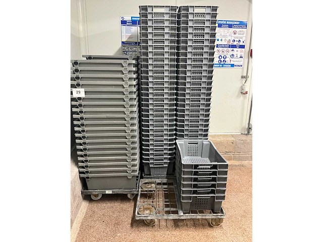 Partij diverse pvc stapelbakken (100x) - afbeelding 3 van  12