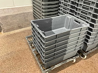 Partij diverse pvc stapelbakken (100x) - afbeelding 8 van  12