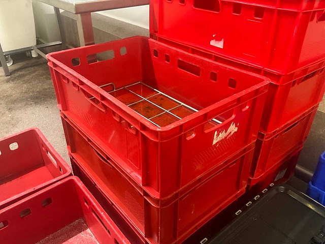 Partij diverse pvc stapelbakken (10x) - afbeelding 3 van  7