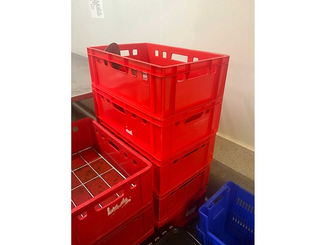 Partij diverse pvc stapelbakken (10x) - afbeelding 4 van  7