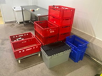 Partij diverse pvc stapelbakken (10x) - afbeelding 7 van  7