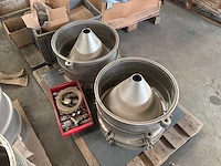 Partij diverse rvs montagestukken voor tankbouw - afbeelding 3 van  6