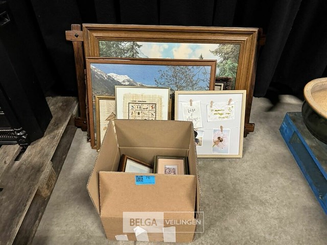 Partij diverse schilderijen - afbeelding 1 van  7