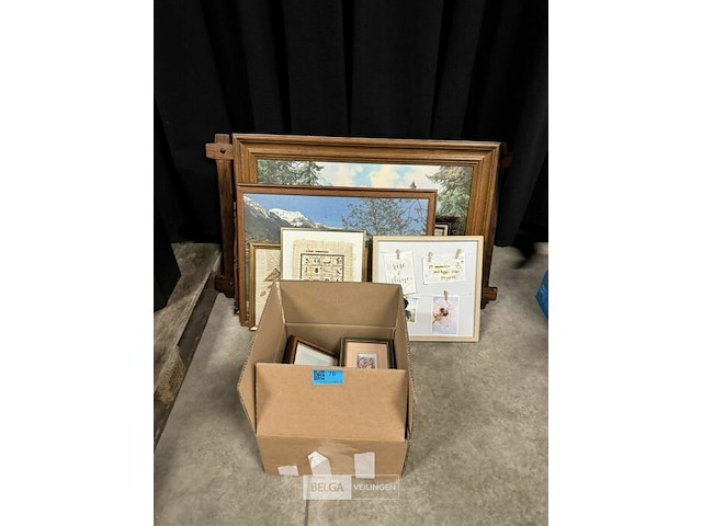 Partij diverse schilderijen - afbeelding 2 van  7