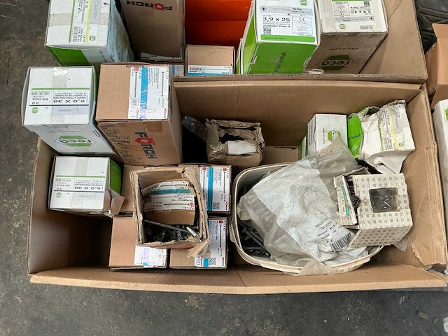 Partij diverse schroeven en pluggen - afbeelding 15 van  17