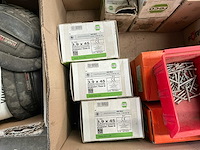 Partij diverse schroeven en pluggen - afbeelding 11 van  17