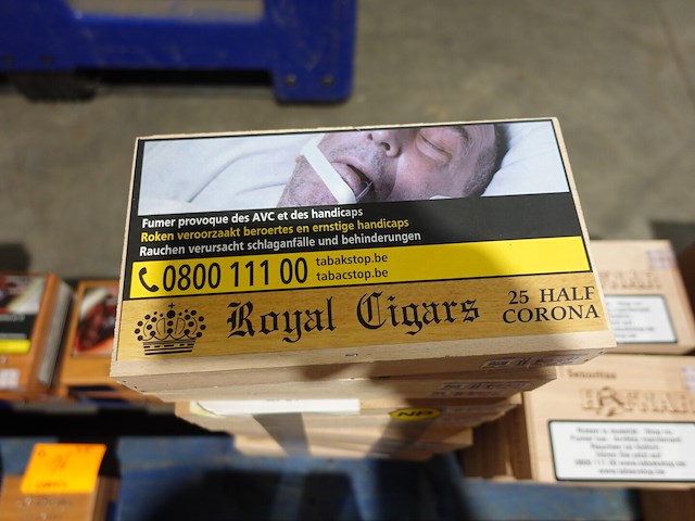 Partij diverse sigaren in kist - afbeelding 3 van  6