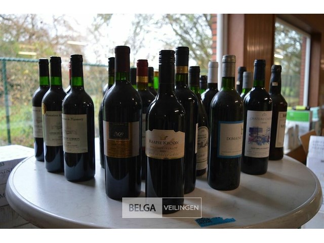 Partij diverse soorten wijn - afbeelding 1 van  5