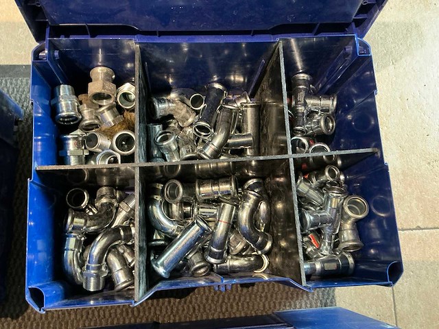 Partij diverse staal persfittingen - afbeelding 8 van  8