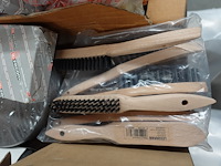 Partij diverse staalborstels en staalwol en toebehoren facom - afbeelding 4 van  7