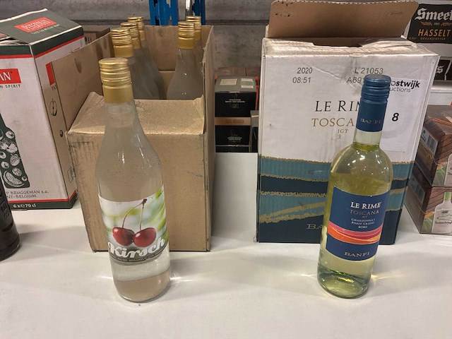 Partij diverse sterke dranken - afbeelding 1 van  1