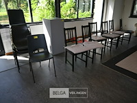 Partij diverse stoelen + hoekzetel - afbeelding 1 van  5