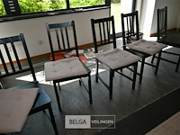 Partij diverse stoelen + hoekzetel - afbeelding 3 van  5