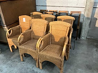 Partij diverse terrasstoel - afbeelding 1 van  3