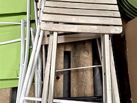 Partij diverse tuinstoeltjes - afbeelding 2 van  3