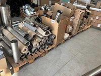 Partij diverse ventilatiebuizen en toebehoren