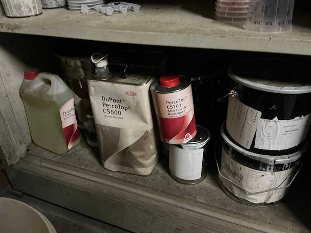 Partij diverse verven en houtbehandelingsproducten - afbeelding 5 van  18