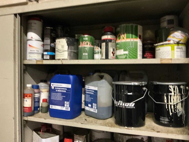 Partij diverse verven en houtbehandelingsproducten - afbeelding 6 van  18