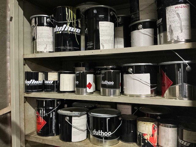 Partij diverse verven en houtbehandelingsproducten - afbeelding 9 van  18