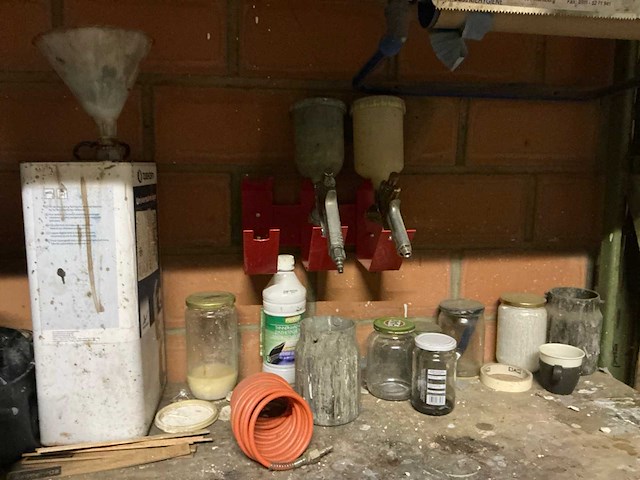 Partij diverse verven en houtbehandelingsproducten - afbeelding 12 van  18