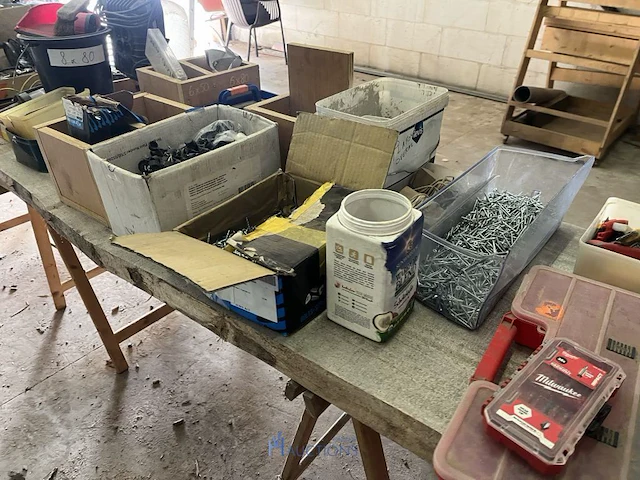 Partij diverse werkplaatsmaterialen - afbeelding 6 van  21