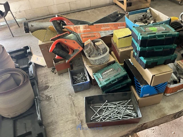 Partij diverse werkplaatsmaterialen - afbeelding 11 van  21