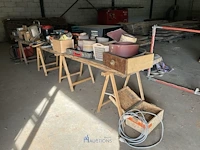 Partij diverse werkplaatsmaterialen