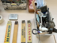 Partij diverse w.o. bureaulamp en vouwmeters - afbeelding 5 van  5